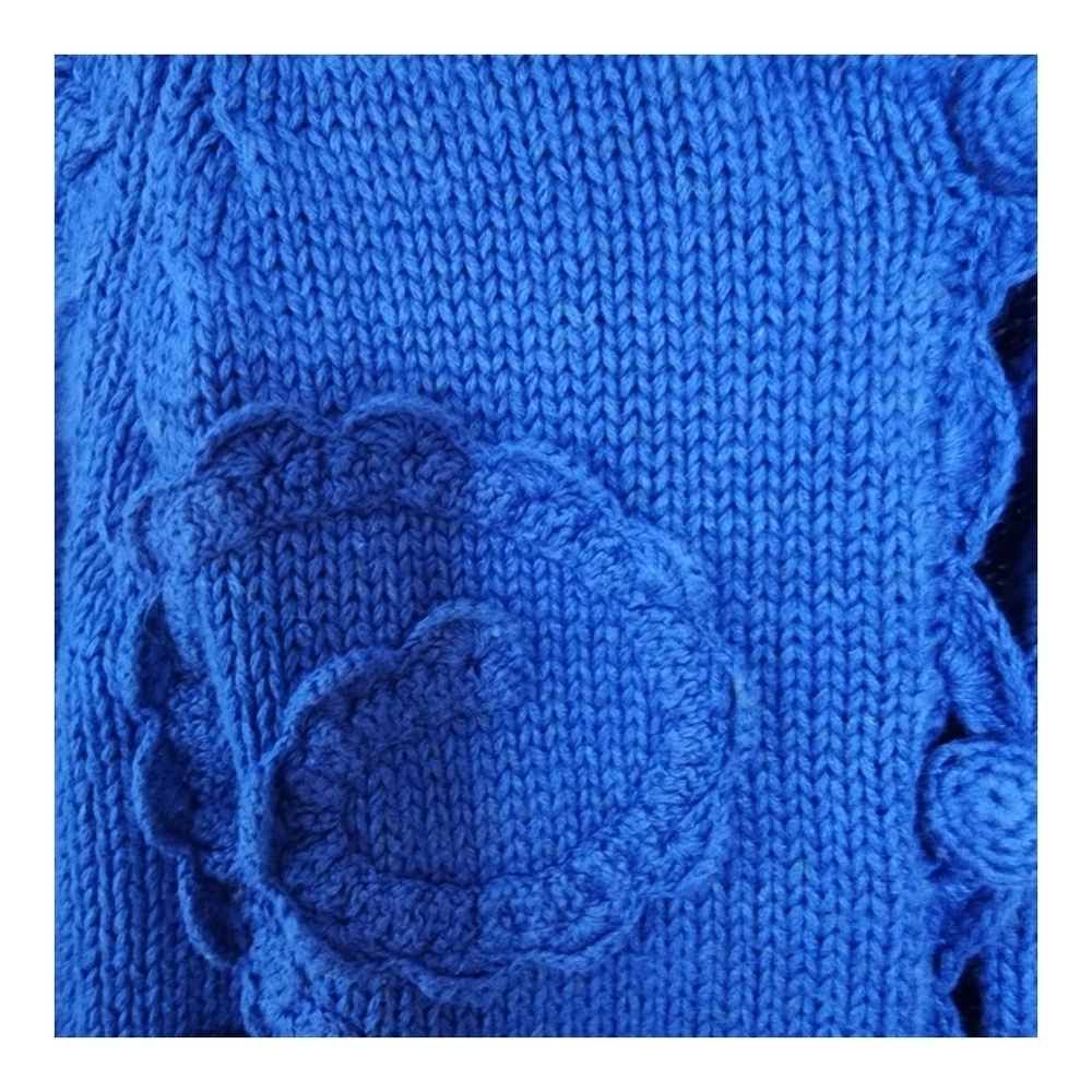 Vintage Crotchet Detailing Cardigan by Croquet Club, Large - Picture 5 of 7